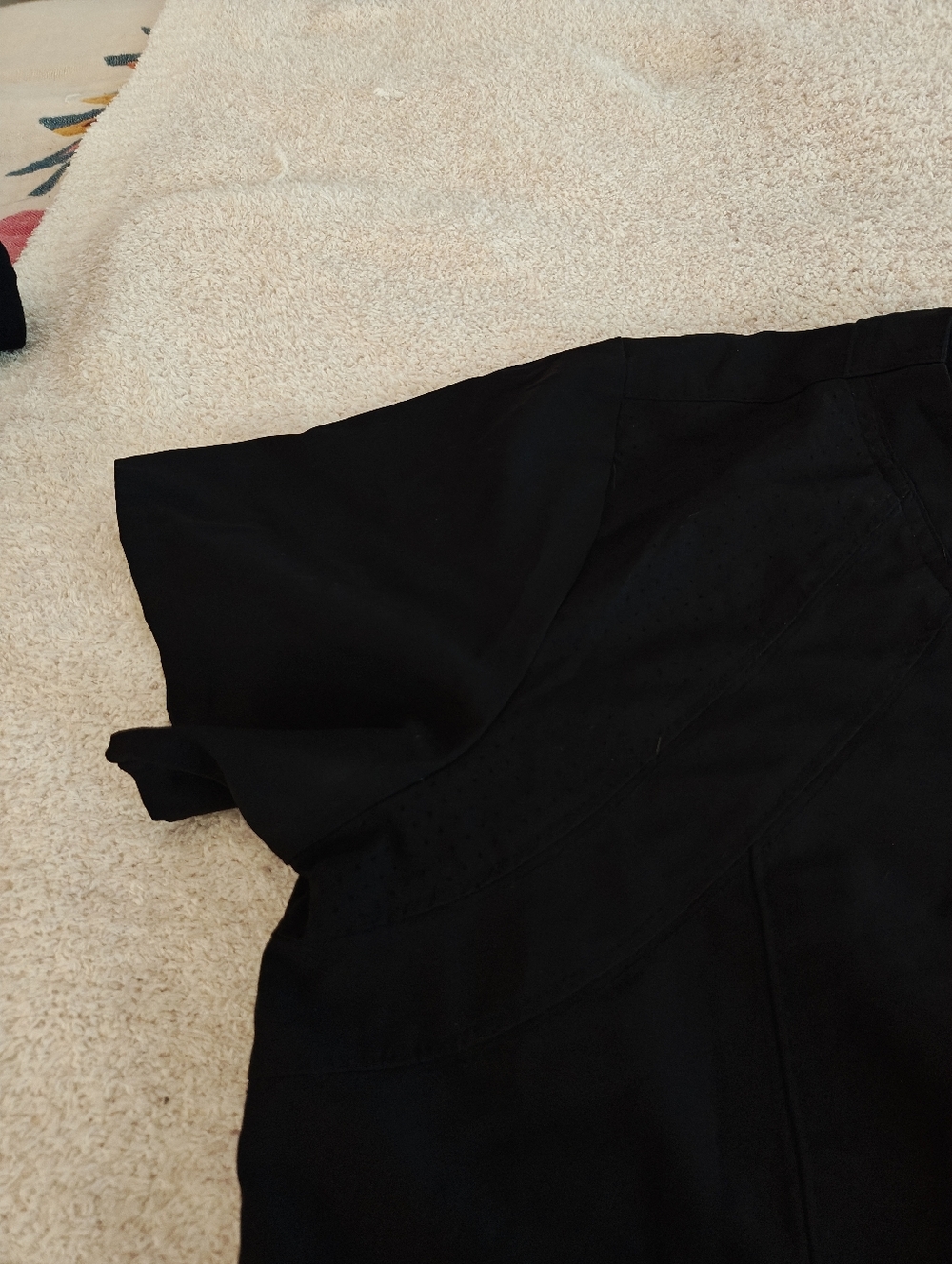 Barco One Women's Black Scrub Set, Top Large Bottom Medium Petite - Picture 6 of 10